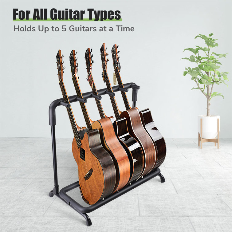 Calhome 9 Holder Folding Guitar Stand Rack Band Equipment & Reviews