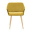 Chaise de bureau en velours-243262748-263593706