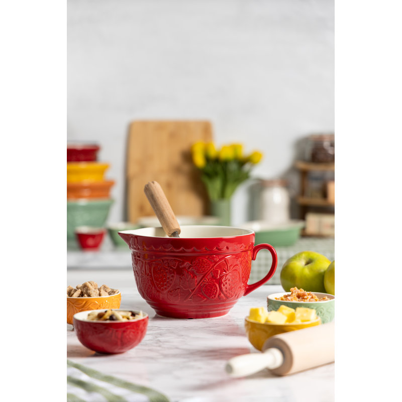 Mason Cash Strawberry Batter Bowl