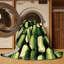 Tapis lavable concombre de légumes anglais-1810752124