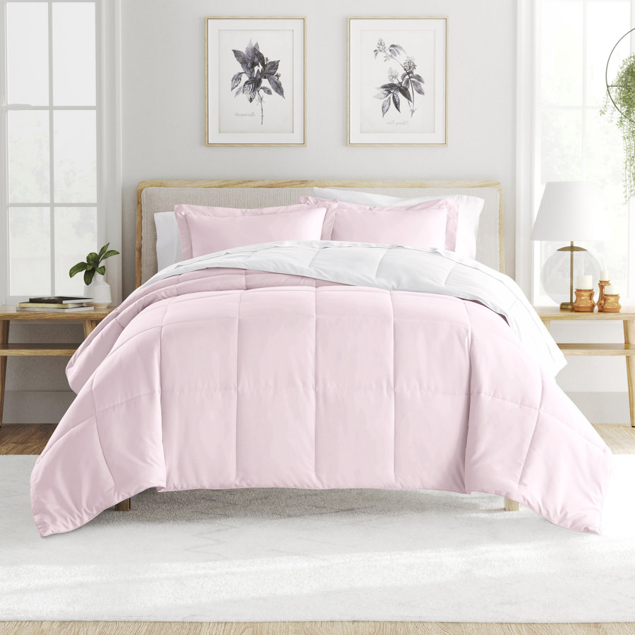 Reversible Down-Alternative Comforter Bedding Set