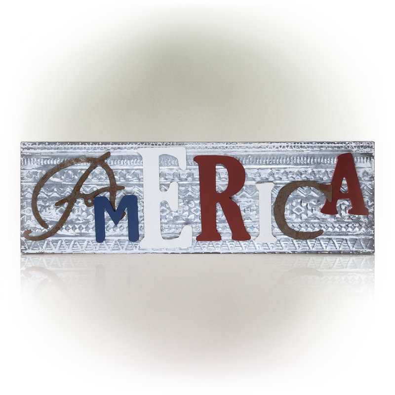 Enseigne murale america Burke