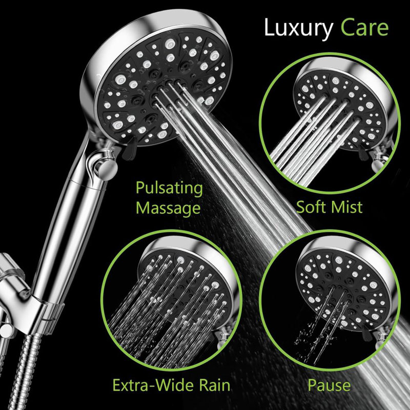 Pomme de douche à pluie et à pluie 1,8 GPM GPM