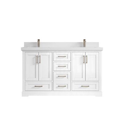 Ensemble de meuble-lavabo double 60 po Esin