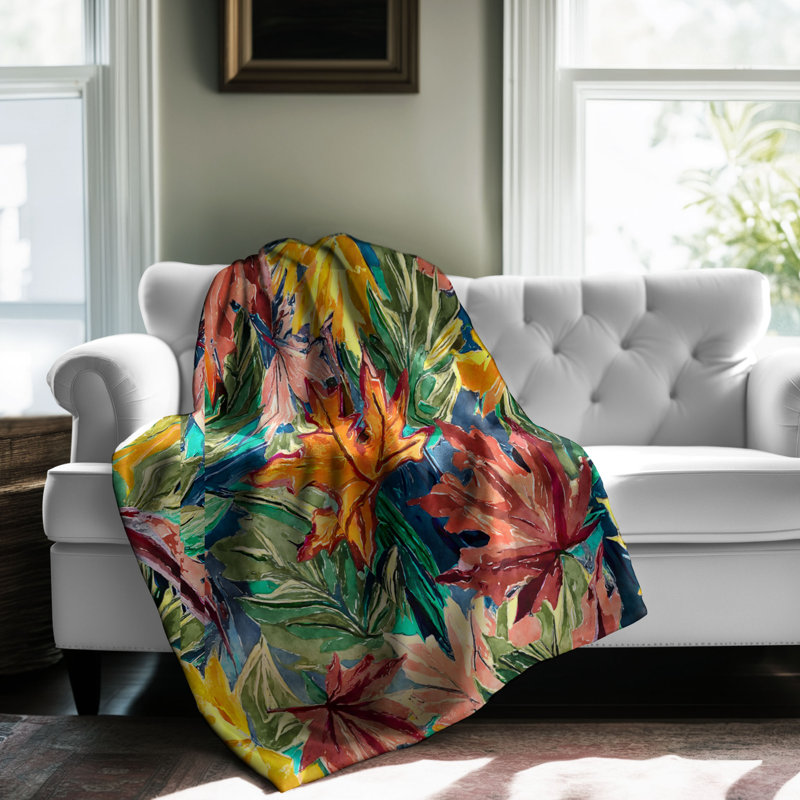 Maple Majesty Canopy - 1 Piece Premium Sherpa Blanket, L 60 po x L 80 po