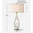Lampe de table blanche Nune