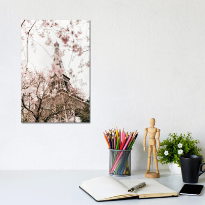Paris In Bloom by Grace Digital Art Co - Wrapped Canvas Print
