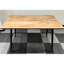 with Iron Base Dining Table