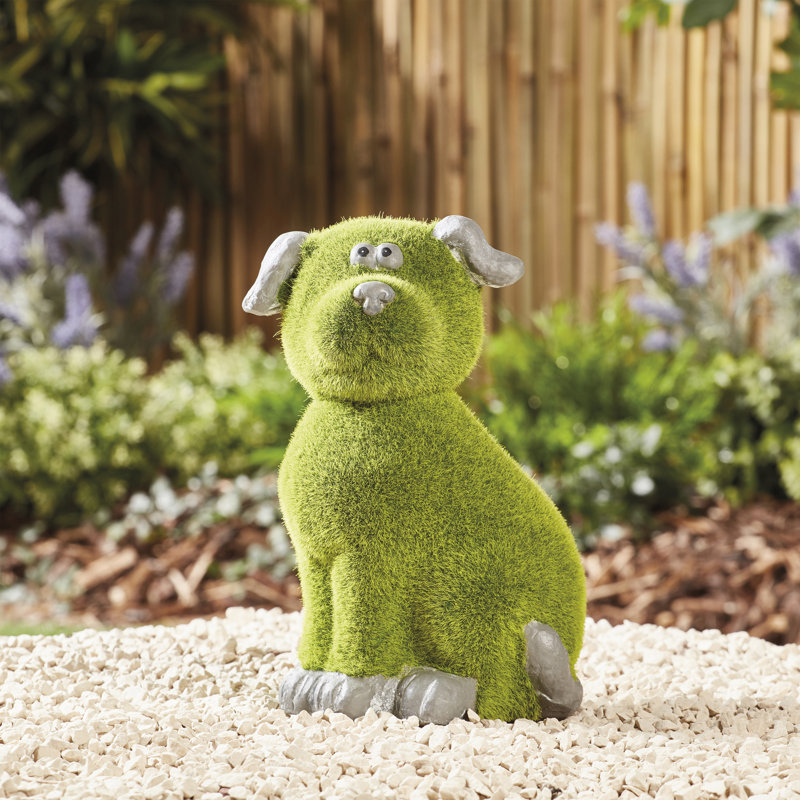Vandewa Animals Weather Resistant Plastic Garden Statue
