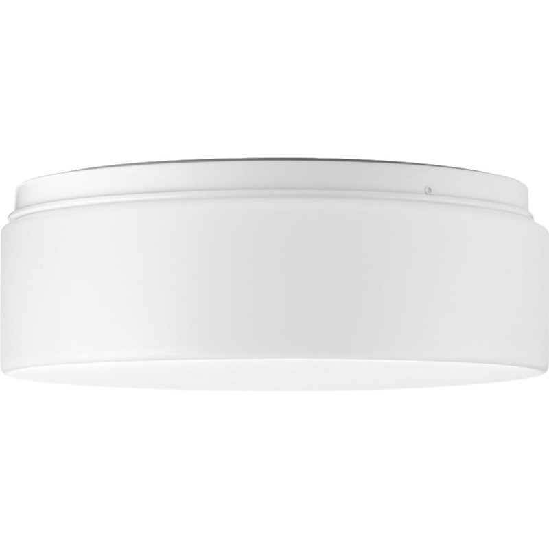 Mcculloch Acrylic LED Flush Mount, 4.13" H x 11.13" W x 11.13" D, White