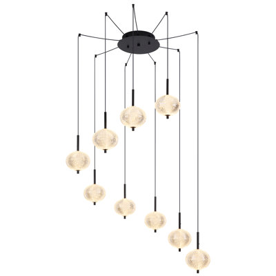 Contesa 1 - Light Matte Black LED Pendant