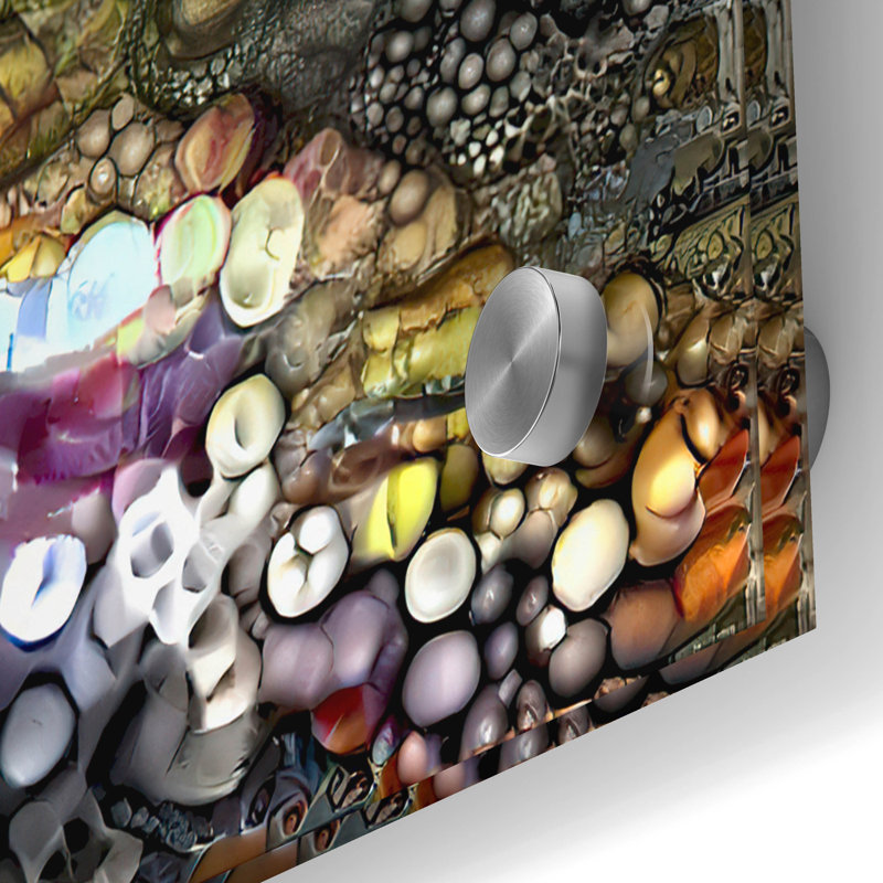 «Wild Boar» par Pedro Gavidia, art mural en verre acrylique, H 36 po x l 36 po x P 0,2 po