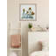 Sunflowers In Blue Vase by Parvez Taj - Single Picture Frame Painting-965594971