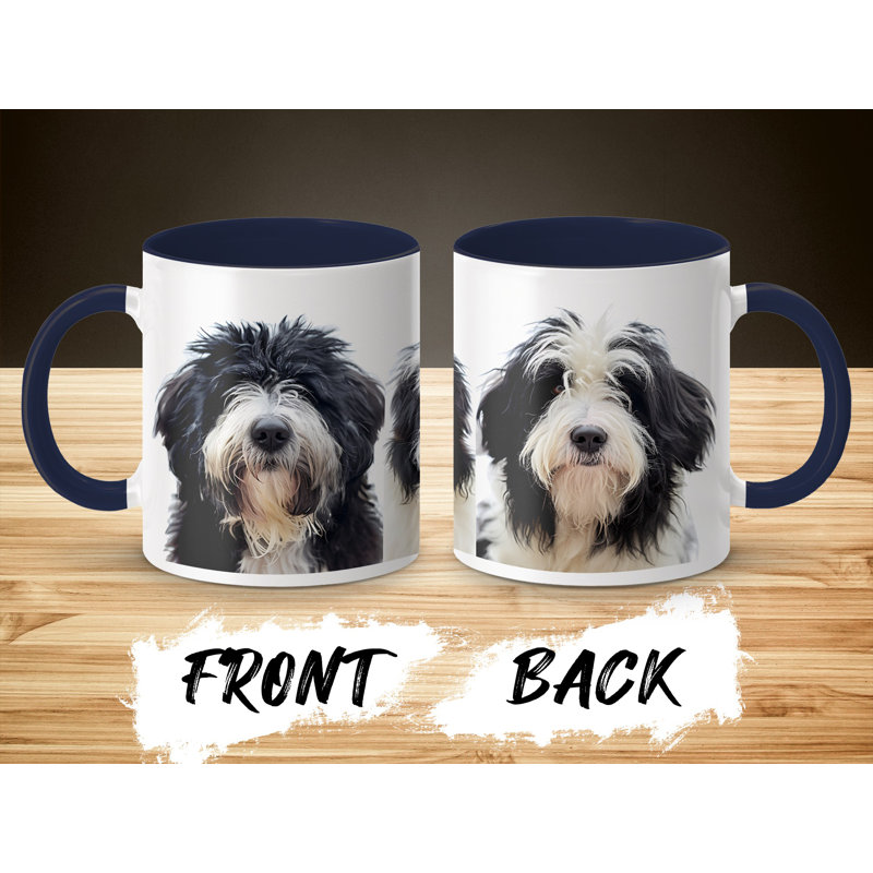 Ceramic Coffee Mug, 3, Navy