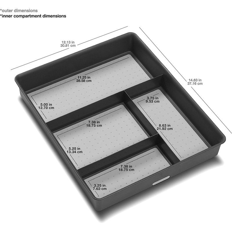 2.25'' H x 14.63'' W x 12.13'' D Multi-Purpose