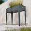 Jardinière surélevée en métal galvanisé Herstera anthracite-56557168