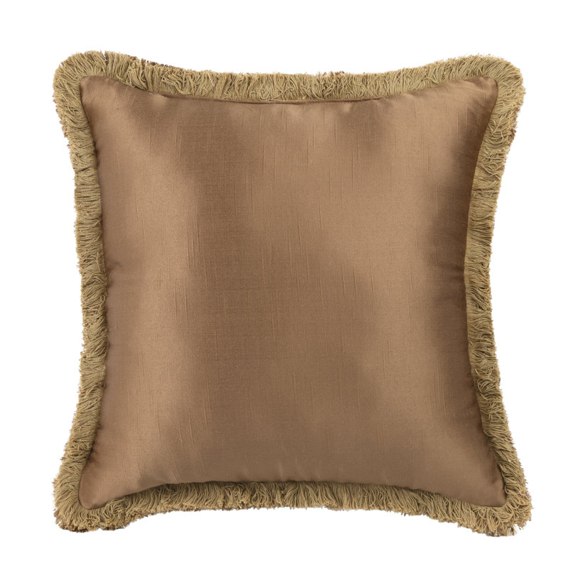 Polyester Geometric Sham, 18" x 18", Black