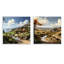 «Vineyard Charm Landscape», ensemble de 2 collages carrés Vineyard-231659858-231659863