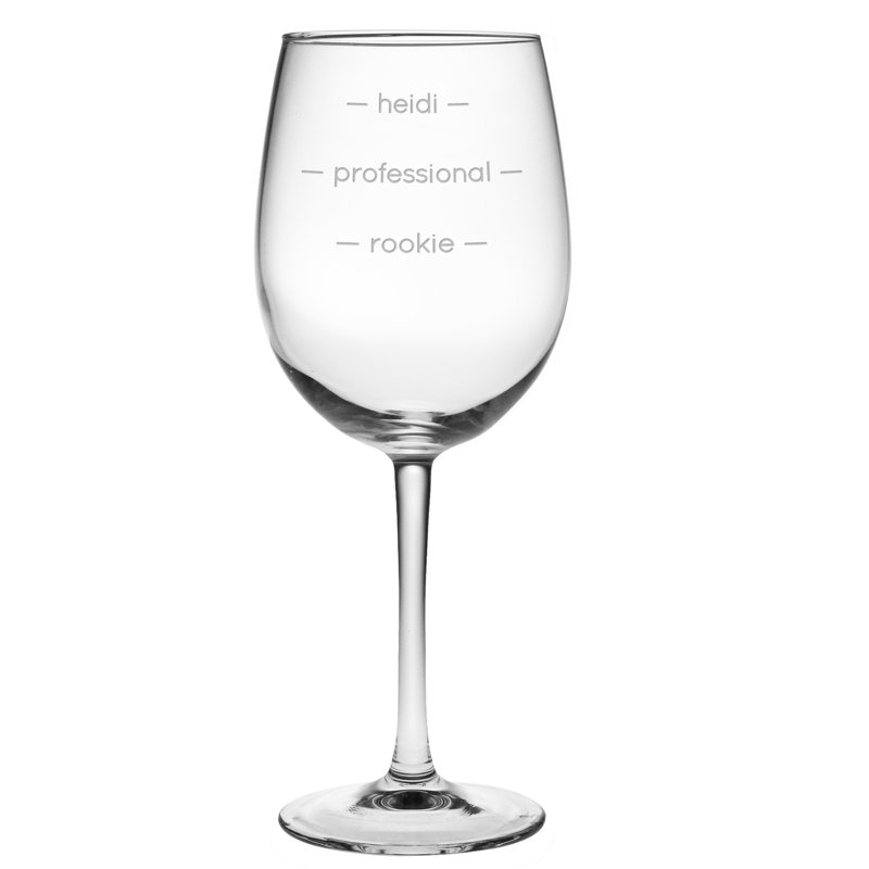 Walkowiak 19oz. Wine Glass, Yes