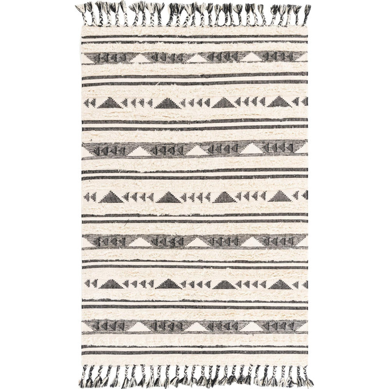 Annunciata Wool Moroccan Indoor Rug, Rectangle 6' x 9'