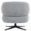 Chaise d'appoint pivotante rembourrée-235457487