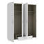 Rasheeta 4 Door Manufactured Wood Wardrobe