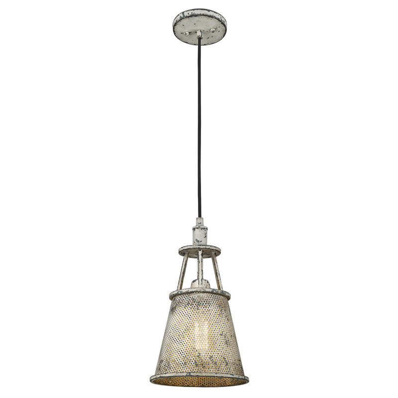 Miamisburg 1 - Light Aged Ivory Single Pendant