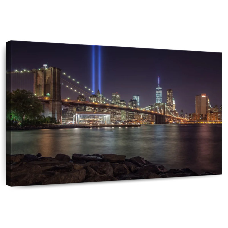 Le pont Sirci Brooklyn de New York, H 24 po x l 36 po