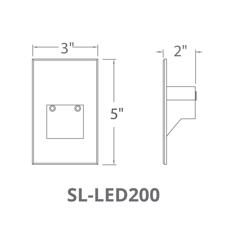 LED Step Light, Stainless Steel