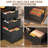 47'' Computer Desk With File Drawers And Storage Drawers-2108393967