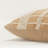 Appliqued Cotton Reversible Throw Pillow