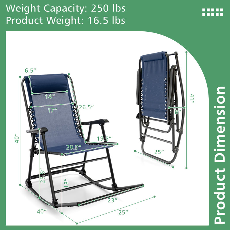 Outdoor Chair, Blue