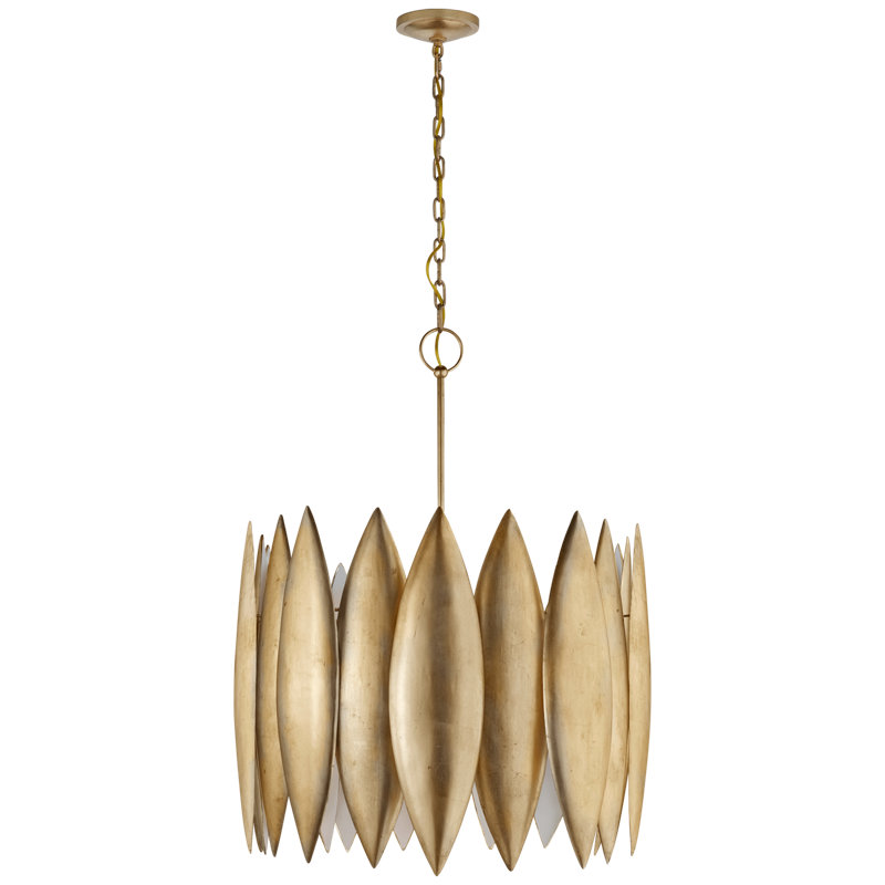 Barry Goralnick Hatton Large Chandelier, Gold