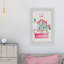 Pink Bed Reading by Marmont Hill - Single Picture Frame Painting-747051541-747051537