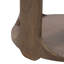 Table d'appoint moderne avec plateau en marbre et base en bois Odera-2043889207