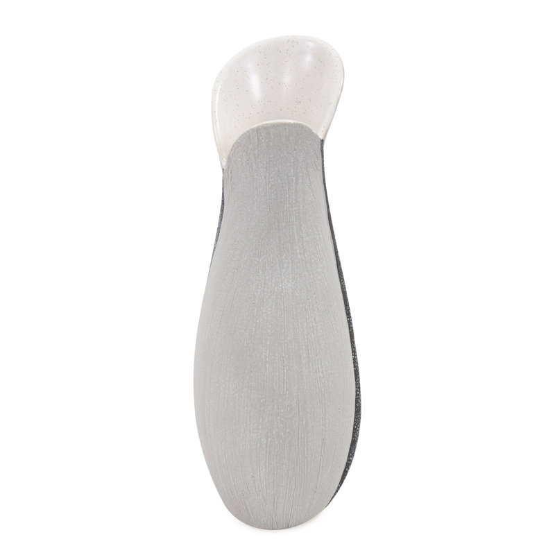 Vase de table en céramique 10 "Pekalongan, H 10 po x l 5 po x P 5 po