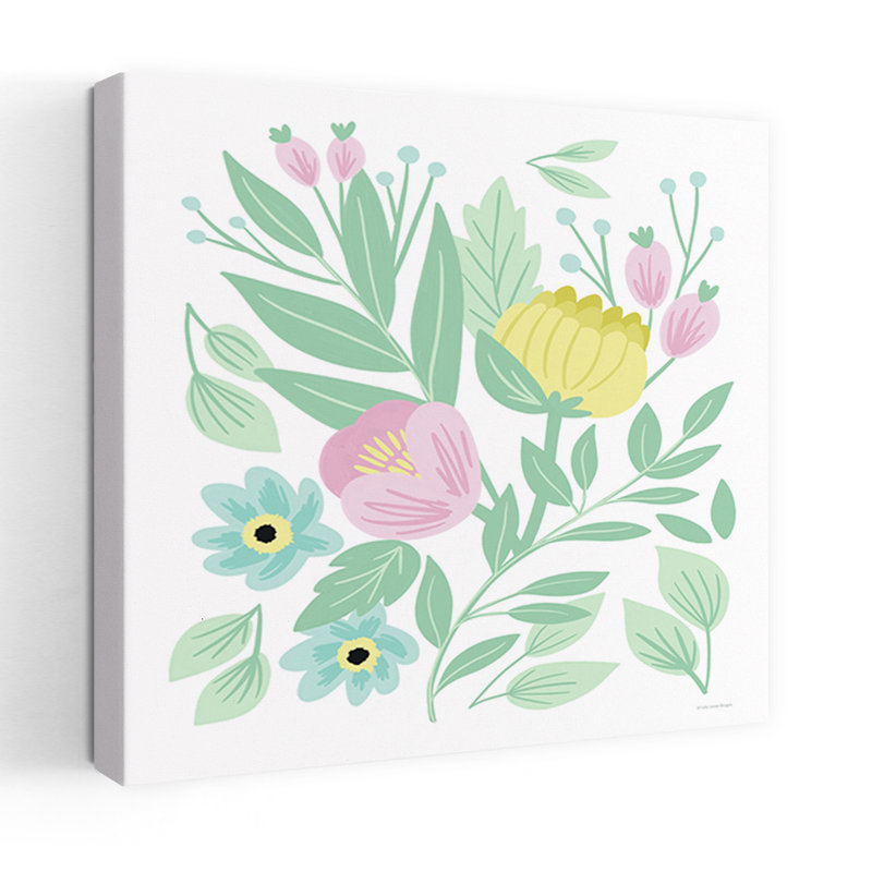Pépinière, art floral contemporain, H 18 po x l 18 po