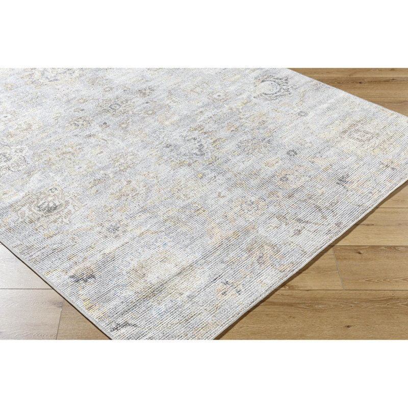 Tapis traditionnel gris Our Our PNW Home x Surya, Rectangle 9 pi 2 po x 12 pi