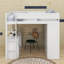 Lit mezzanine double avec placards et bureau-118031834-118031831
