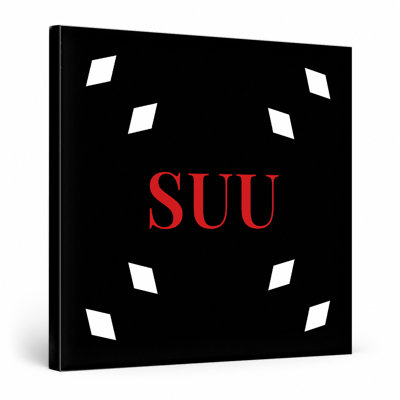 White, Black & Red Luxury Diamond Monogram