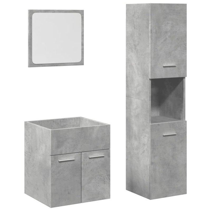 23-2 Bathroom Storage, Concrete Grey