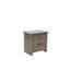 Table de chevet en chêne gris 24 po x 16 po x 24 po, matériau en bois 24 po x 16 po H 24 po, séduisant