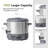 19 QT Electric Automatic Water Bath Canner With Rack and Lid, Temperature Control 86-212 °F, Timer 20-120 Min, Keep Warm Function, Overheating Protection