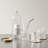 Peak Stainless Steel Round 4 Piece Coaster Set With Holder