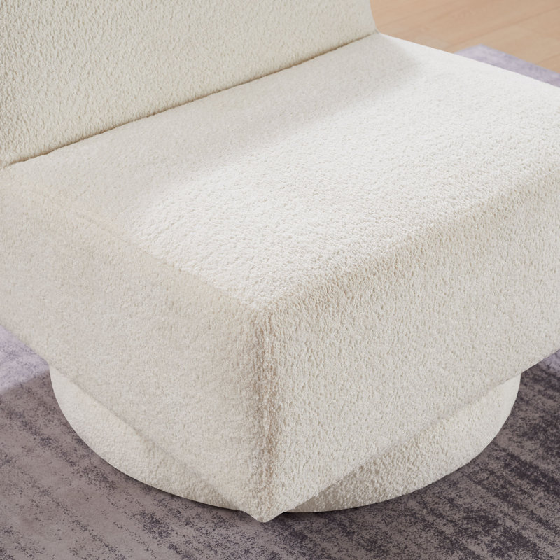 Pivotant de 29,9 po Shondra, Boucle blanc