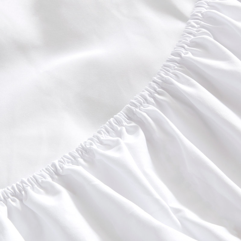 Extra Deep Pocket Sheet Set Sheet Set, Queen Sheet Set + Fitted Sheet + Pillowcase, White