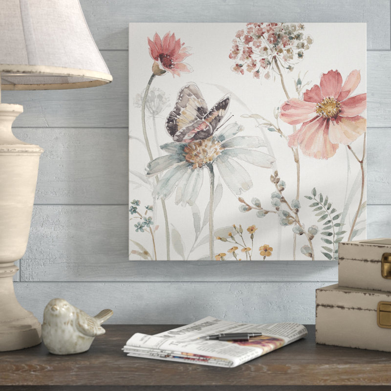 'A Country Weekend II' by Lisa Audit Print on Canvas, 24" H x 24" W