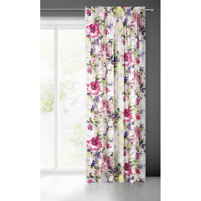Spruill Slot Top Blackout Thermal Single Curtain
