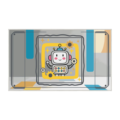 Tapis pour enfant 6 astronautes Ginza