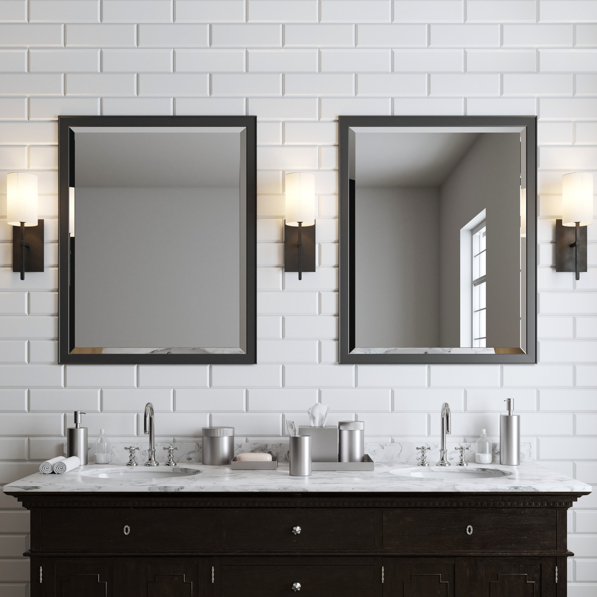 Lyla Single Light Steel Dimmable Wallchiere, Black Forged